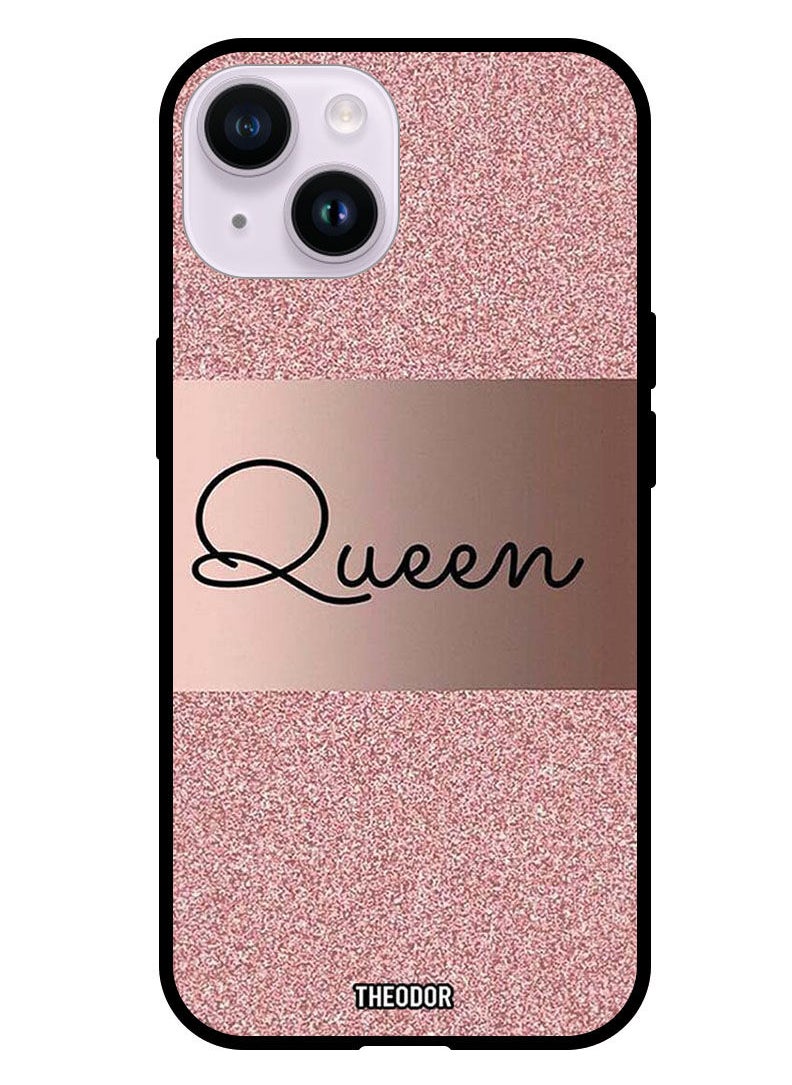 Theodor - Protective Case Cover For Apple iPhone 14 Plus 6.7" 2022 Queen Glitters - Image 1