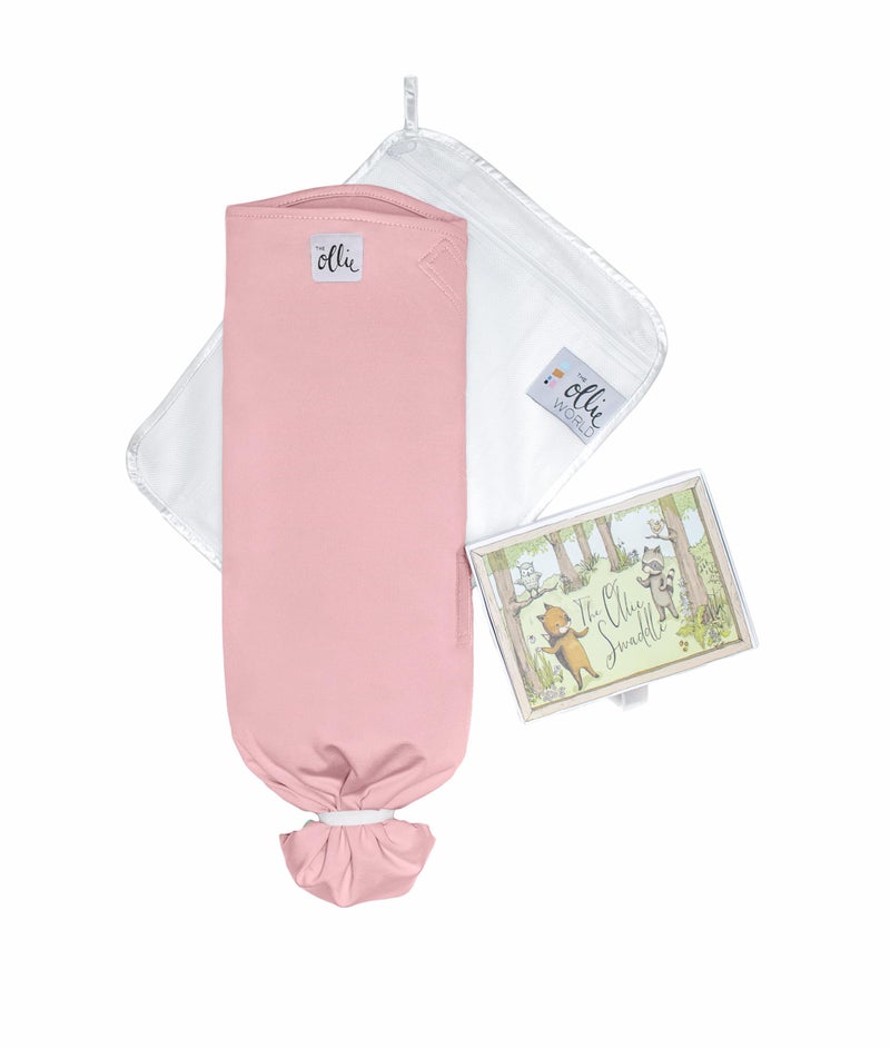 The Ollie Swaddle â€“ Adjustable Baby Swaddle for Newborns | Pediatrician-Approved for Safe Sleep | Easy Closure | Arms-Out | Lightweight, Machine-Washable | Easy Diaper Access - Image 3