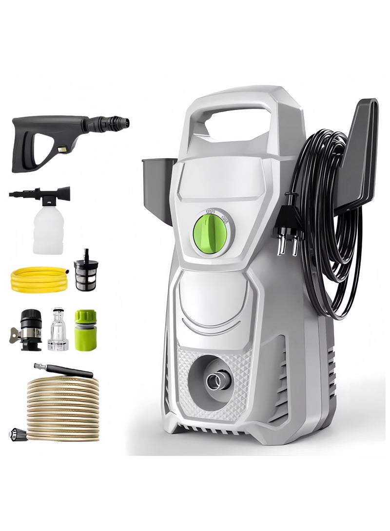 OHAHO Electric Pressure Washer 3600 Max PSI 1.76 Max GPM with 7M Hose Foam Pot Filter Screen Detachable Water Gun for Cars Fences Driveways Home Patios  - Image 1