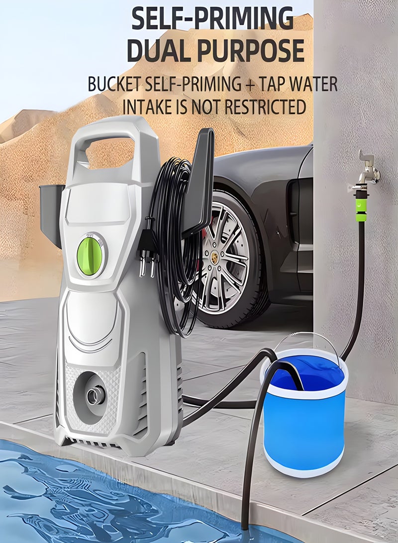 OHAHO Electric Pressure Washer 3600 Max PSI 1.76 Max GPM with 7M Hose Foam Pot Filter Screen Detachable Water Gun for Cars Fences Driveways Home Patios  - Image 3