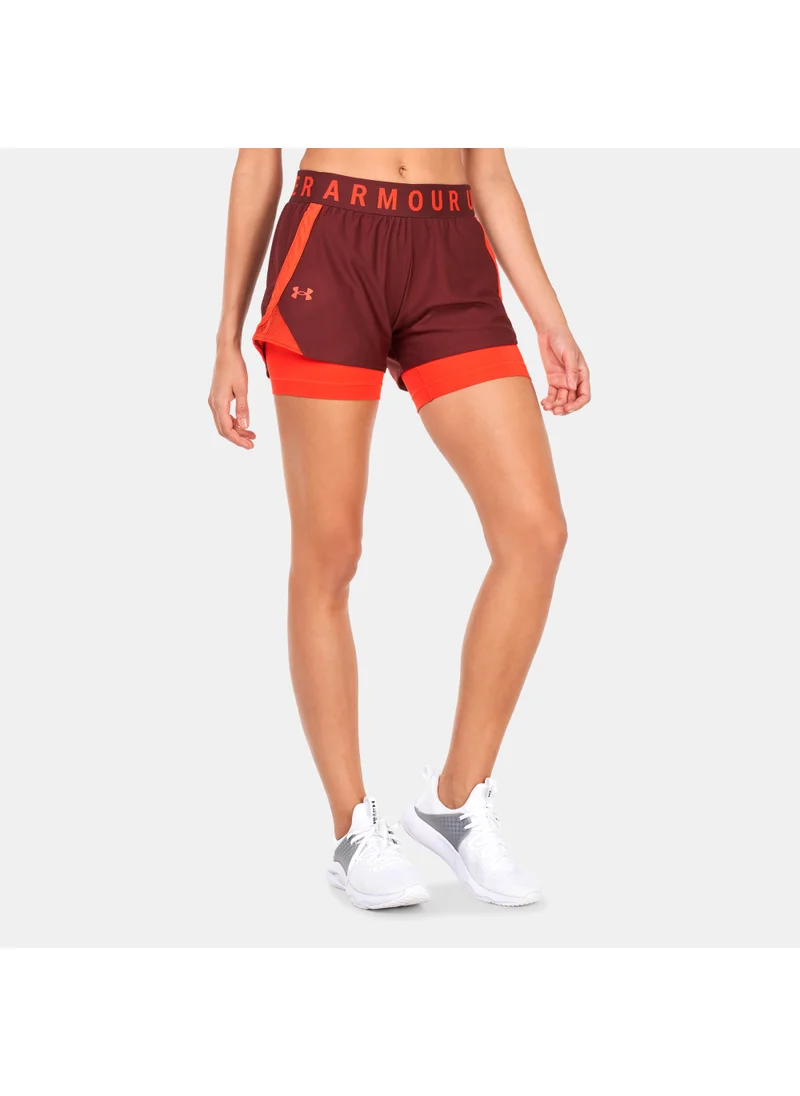 UNDER ARMOUR Women's Play Up 2-in-1 Shorts