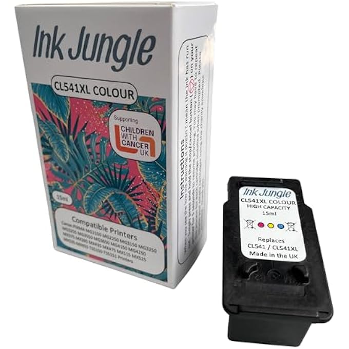 CL-541XL COLOUR REMANUFACTURED INK CARTRIDGE FOR CANON PIXMA MG2100 MG2150 MG2200 MG2250 MG3100 MG3150 MG3200 MG3250 MG3255 MG3500 MG3550 MG3600 MG3650 MG4100 MG4150 MG4200 MG4250 MX375 - Image 2
