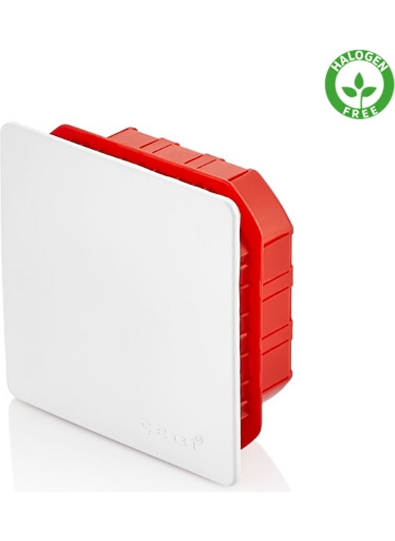 EBI Square Junction Box Helogen Free 10X10 (Orange) 120-01 