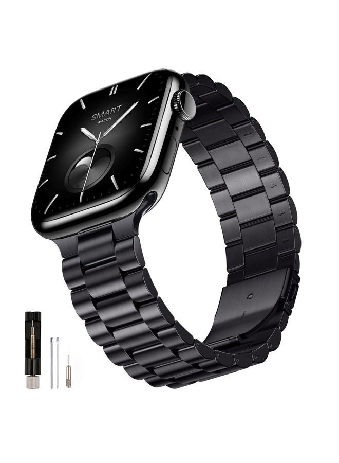 SUNFWR Compatible with Apple Watch Band 40mm 41mm 38mm 42mm(Series 10 11) for Women Men, Stainless Steel Metal iWatch Band for Apple Watch Series 11/10/9/8/7/6/5/4/3/2/1/SE/SE2/SE3 Ultra3/2/1 (No case - Image 1
