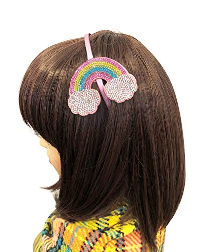Bowbear Crystal Party Headband, Rainbow - Image 4