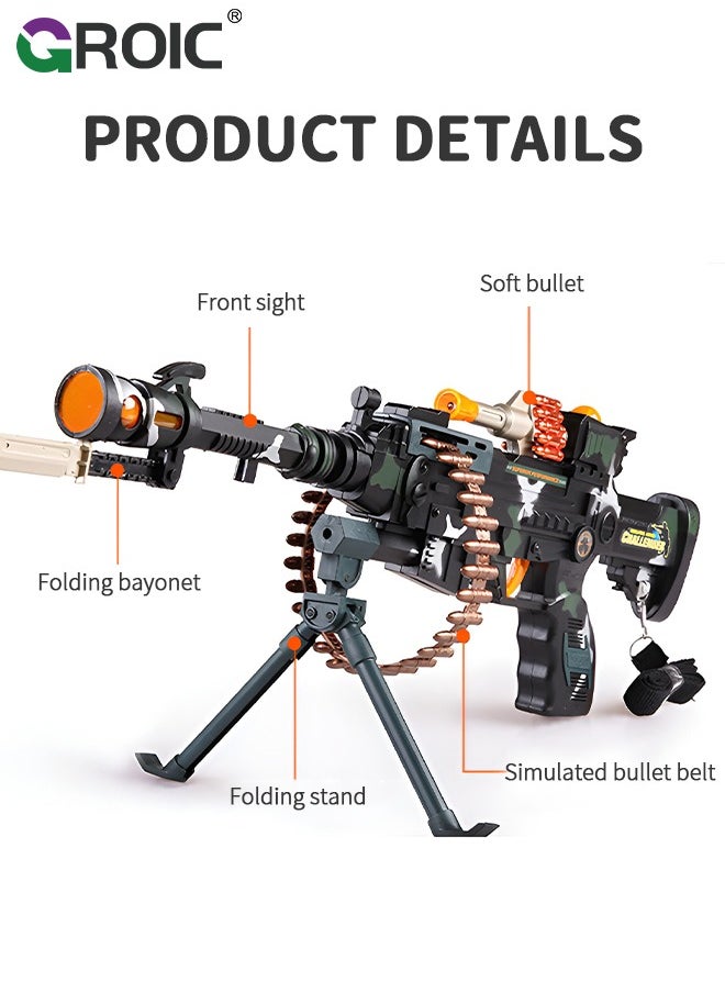 GROIC Toy Gun with Sounds, Stand and Spinning Lights, Electric Gun Toy Most Popular Gifts for Children, Special Toy Gun with Dazzling Light, Amazing Blaster Sound & Unique Action Light-UP  - Image 3