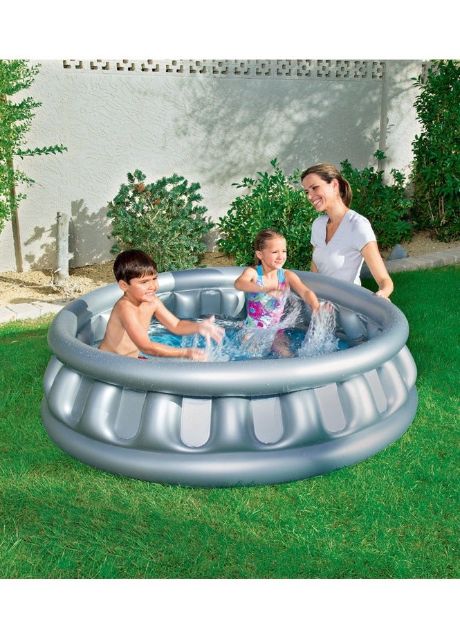 Generic Swimming Pool for Kids Thickened Blow Up Pool Outdoor Inflatable Pool Paddling Pool for Toddlers Backyard Garden Summer Water Party  - Image 3