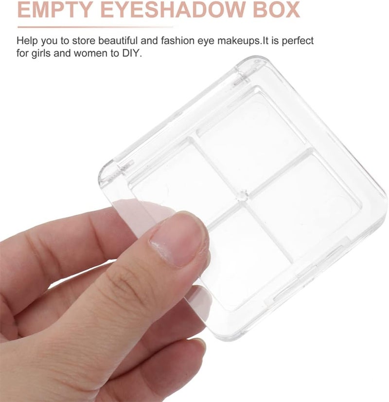 10pcs Eyeshadow Organizer Makeup Storage Box for Eyeshadow Lipstick Blush More Lightweight Compartment Containers for Travel and Daily Use - Image 4