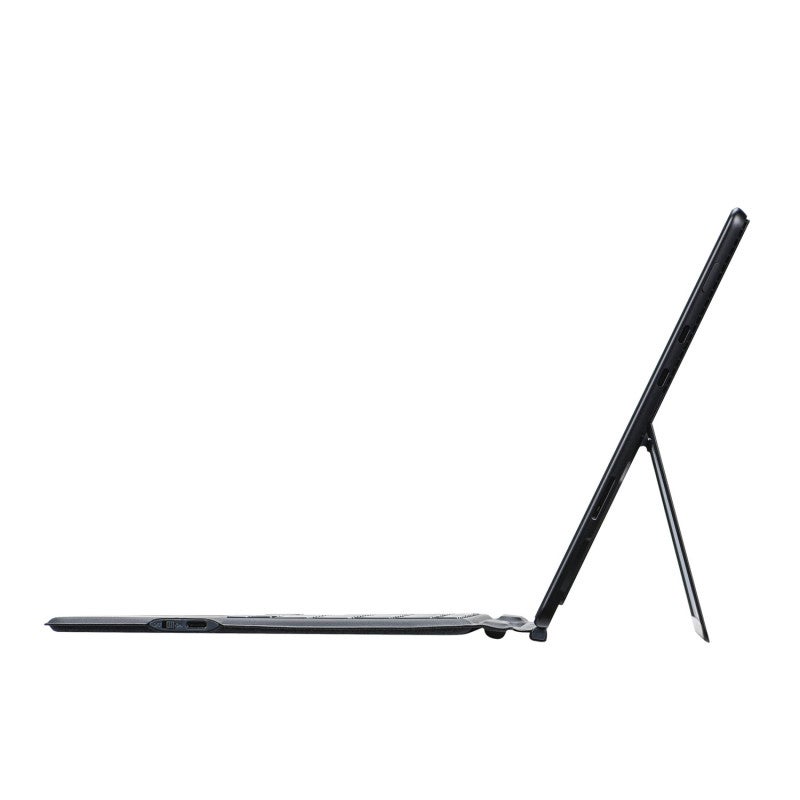 Bluetooth Keyboard: Dark Grey 7 Vibrant Backlight Colors Ergonomic Silent Design - Detachable Magnetic Compact Wireless Keyboard With Palm Rejection Multi-Touch Trackpad For Tablet Work Entertainment - Image 5