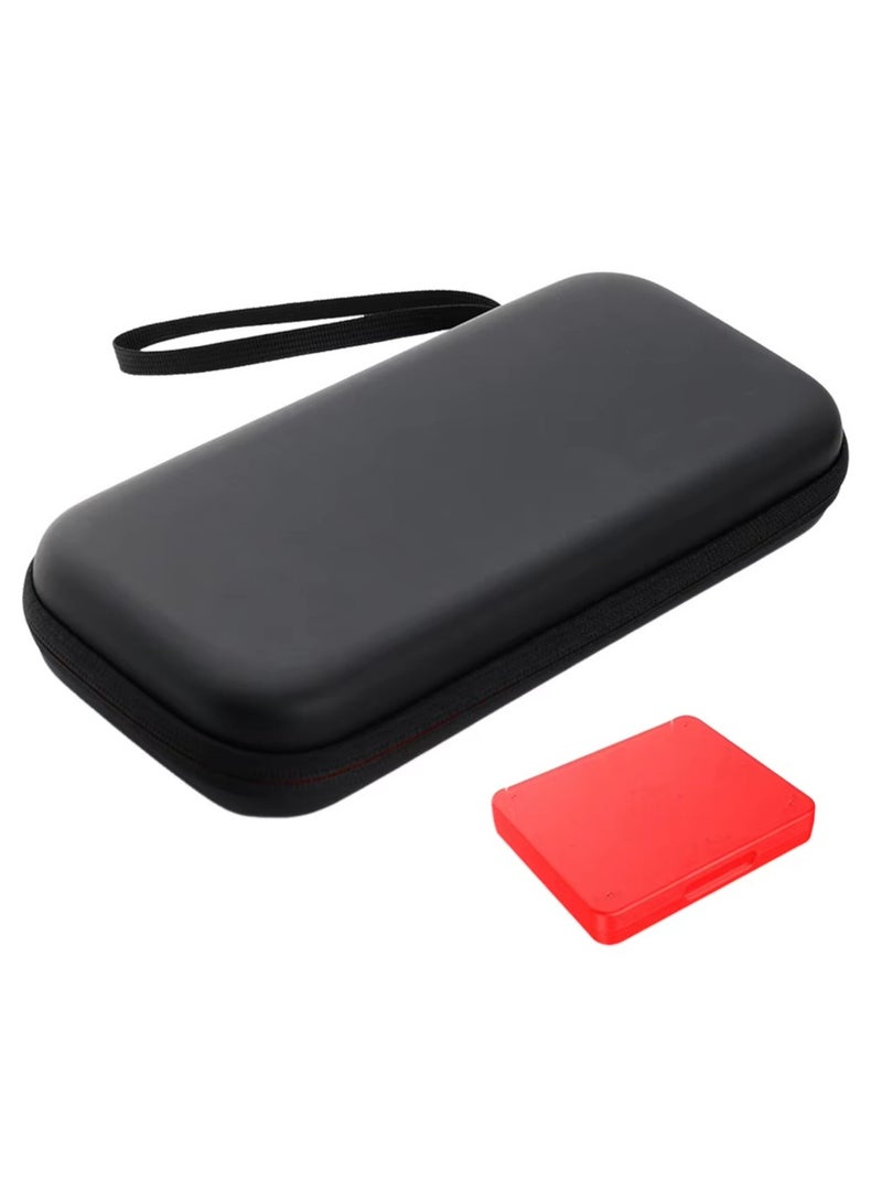 Carrying Pouch Case Designed for Nintendo Switch 2 (2025) Protective Portable Travel Hard Shell Case with Pockets for Accessories 12 Game Cartridges (Black) - Image 1