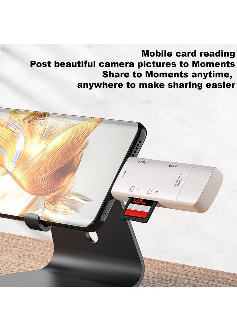 Usb Card Reader, Memory Card Adapter, Usb C to Micro S.d Card Adapter, Memory Card Reader, Usb3.0 Tf Memory Card Otg Typec Multi-Function Card Reader Compatible withh Os/linux and Other Systems