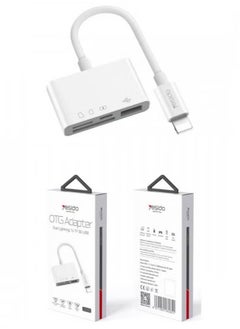 GS12 Lightning to USB OTG Adapter – High-Speed Data Transfer for iPhone & iPad, Plug & Play Compatibility with Flash Drives, Keyboards, Cameras & More, Compact & Durable Design