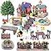 CHAKANLX Fairy Garden Accessories Fairies Welcome Garden Kit 48pcs Miniature Fairy Garden Ornament for Christmas Decoration Fairy Garden Potted Plant Desk Decor - Image 3