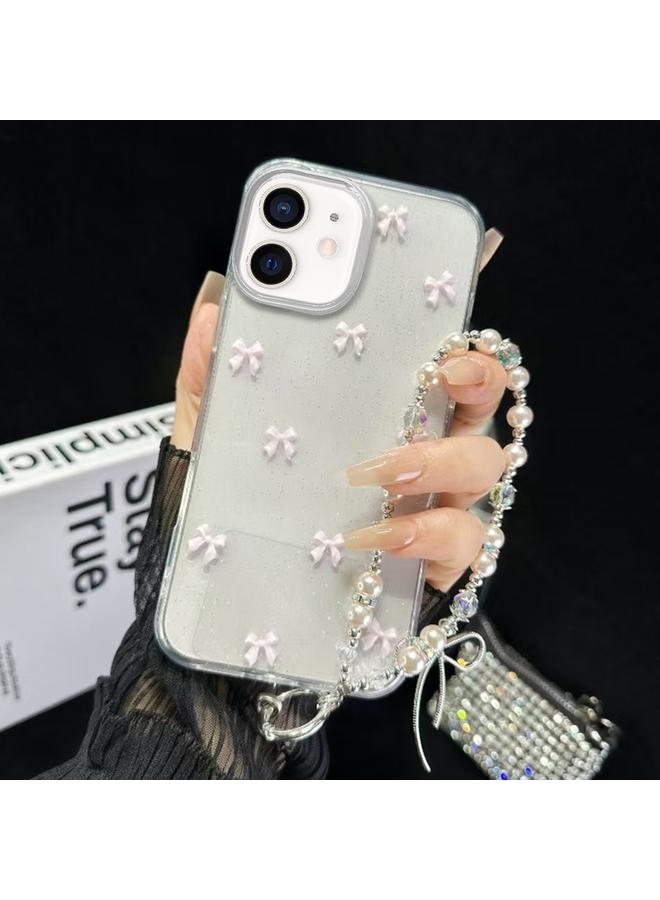 Zaboon Case For iPhone 11 Little Fresh Bow Bracelet Chain TPU Phone Case - Image 1