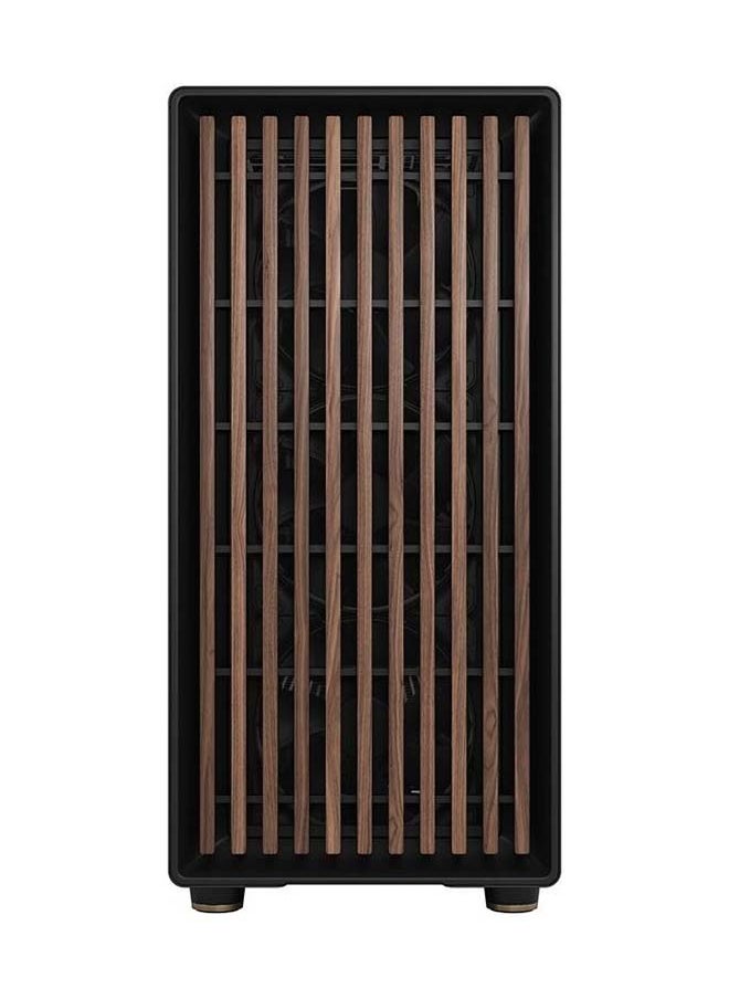 Fractal Design - North XL Mesh Case - E-ATX, 413mm GPU Support, 420mm Front Radiator, 3 x 140mm PWM Fans, 9 x 120mm/8 x 140mm Fan Mounts, Dust Filters, Cable Management, FSC Wood & Alloy Details, Charcoal Black | FD-C-NOR1X-01 - Image 1