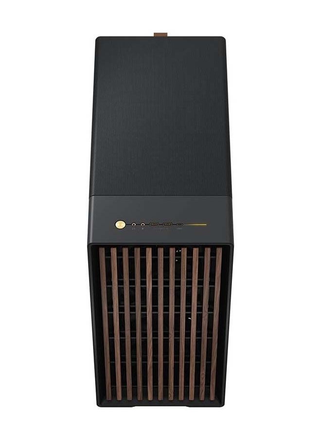 Fractal Design - North XL Mesh Case - E-ATX, 413mm GPU Support, 420mm Front Radiator, 3 x 140mm PWM Fans, 9 x 120mm/8 x 140mm Fan Mounts, Dust Filters, Cable Management, FSC Wood & Alloy Details, Charcoal Black | FD-C-NOR1X-01 - Image 1