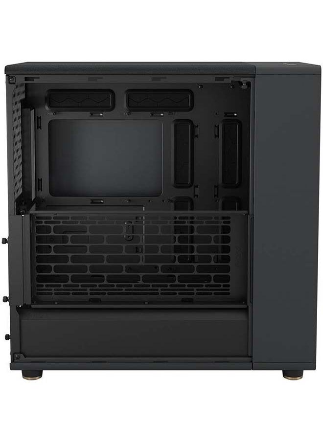 Fractal Design - North XL Mesh Case - E-ATX, 413mm GPU Support, 420mm Front Radiator, 3 x 140mm PWM Fans, 9 x 120mm/8 x 140mm Fan Mounts, Dust Filters, Cable Management, FSC Wood & Alloy Details, Charcoal Black | FD-C-NOR1X-01 - Image 1