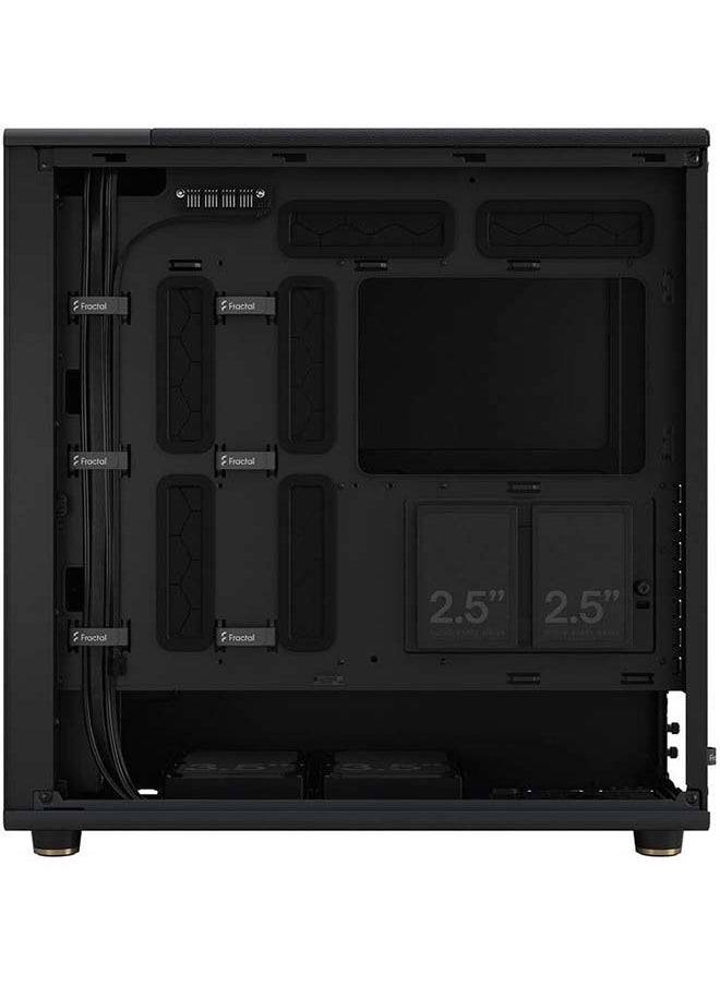 Fractal Design - North XL Mesh Case - E-ATX, 413mm GPU Support, 420mm Front Radiator, 3 x 140mm PWM Fans, 9 x 120mm/8 x 140mm Fan Mounts, Dust Filters, Cable Management, FSC Wood & Alloy Details, Charcoal Black | FD-C-NOR1X-01 - Image 1