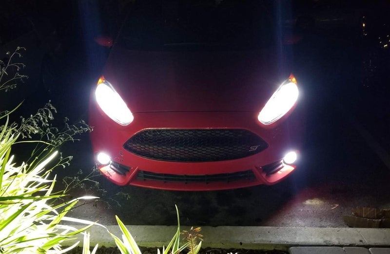 iJDMTOY Clear Lens 6000K White/2500K Yellow Dual Color 20W High Power LED Fog Light Assembly Compatible With Acura Honda Nissan Subaru Land Rover Suzuki, etc - Image 3
