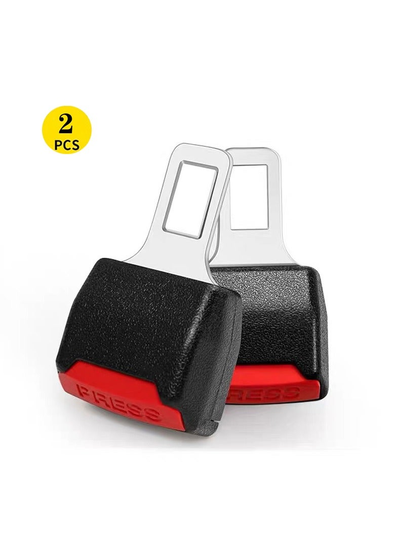 2 عبوة موسع حزام أمان السيارة لتخفيف الضغط على الرقبة والكتفين لتسهيل استخدام حزام الأمان.