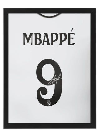 Kylian Mbappe Real Madrid Autographed Jersey - Framed Poster 50x40cm - Football Memorabilia, Soccer Collectible, Gift for Fans - pzsku/Z3EB0D1A4F3919AAE5AB2Z/45/_/1731771841/e57d14a2-64be-442a-b97b-1495a8e8a6ce