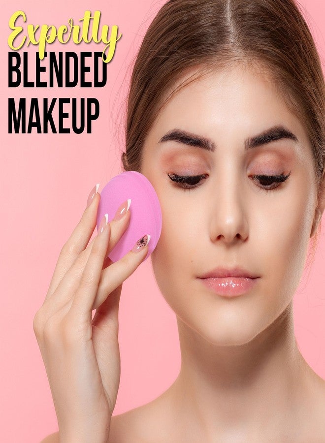 FOREVER 21 Macaroon Beauty Sponge Set - 8pc Makeup Applicators For Blending & Mattifying - Pink Macaron Beauty Blender Makeup Sponge Collection - Image 4