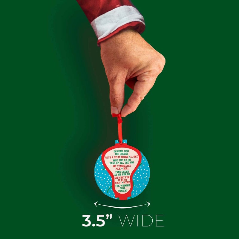 تشاك توك سبورتس chalktalksports guys lacrosse round ceramic زخرفة | جلجل على طول الطريق - Image 4