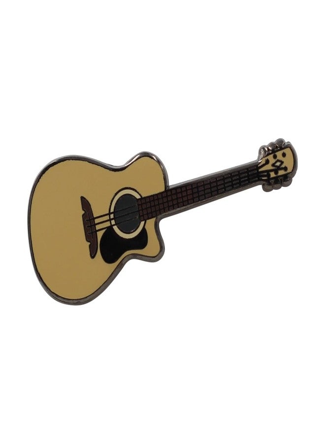 Real Sic Guitar Enamel Lapel Pin - Musical Instrument Brooches - Celebrating the Beauty of Music Lover Pins for Backpacks, Jackets, Hats & Tops - Image 2