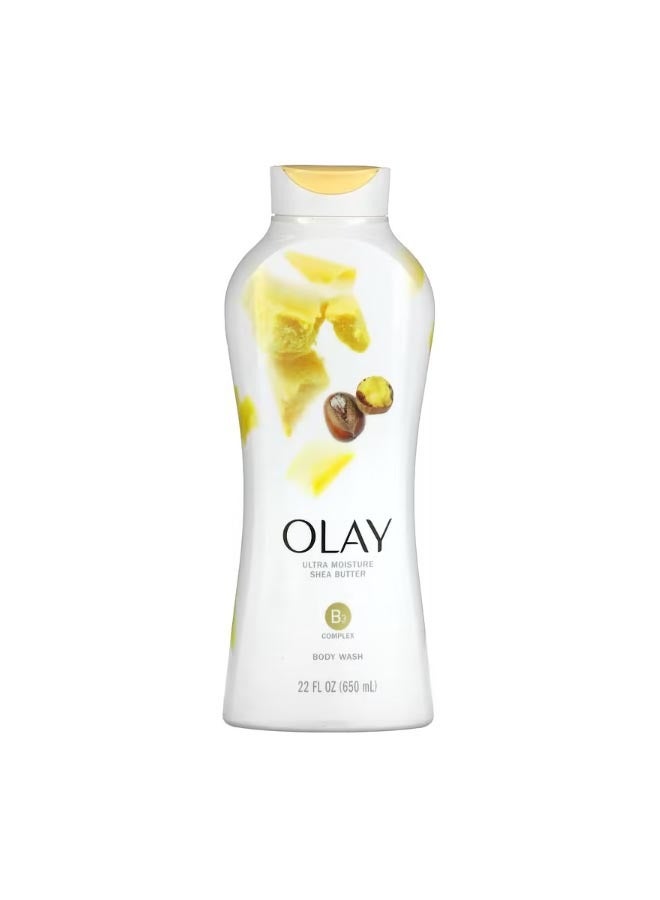 Ultra Moisture Shea Butter Body Wash 22 fl oz 650 ml - Image 1