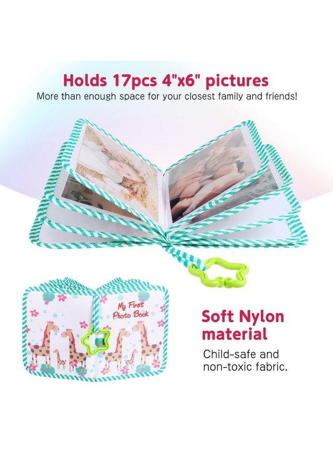 Toyvian Baby Photo Album First Year Baby Photo Book Soft Cloth Book of Photos Baby Album Holds for Memory Album Baby Shower() - Image 2