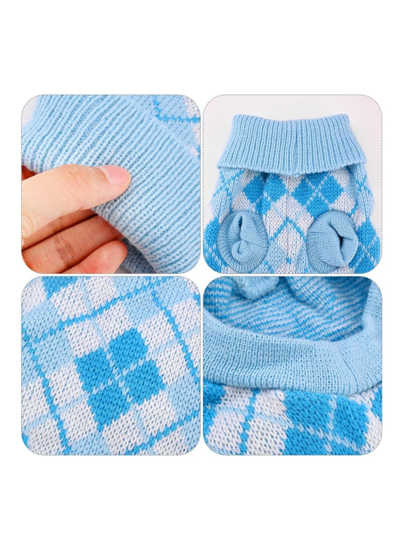 Dog Jumper Knitted Sweater, Winter Warm Puppy Clothes, Pet Costume Knitting Pattern, Easy to Take On and Off, Comfortable Dog Knit Winter Clothes Outfit