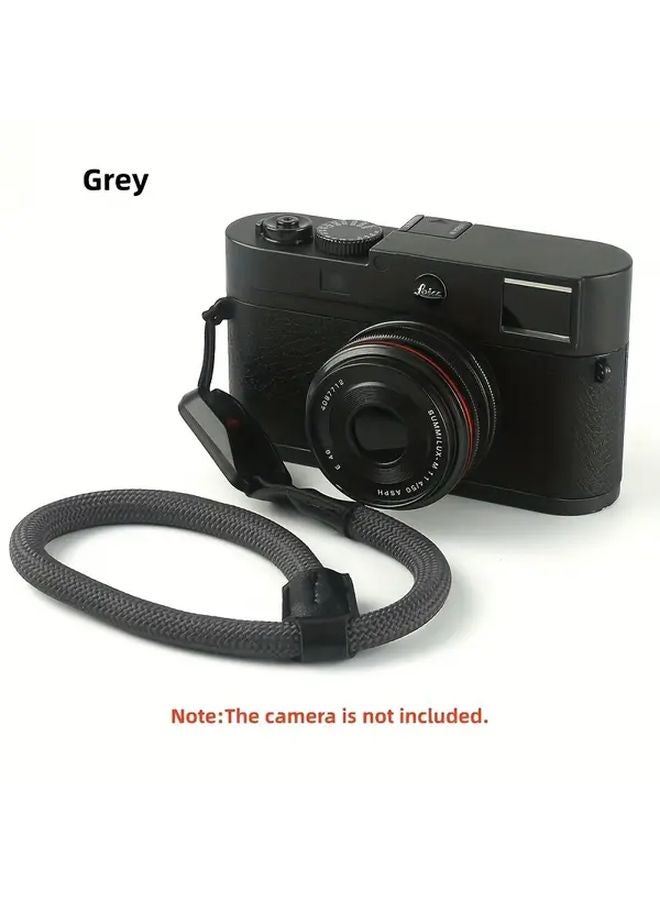 Quick Release Camera Wrist Strap Grey Durable Polyamide Lanyard For Sony A7c2 Z8 Z9 XT50 XS20 - Image 1