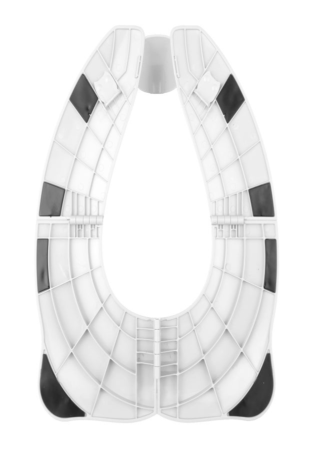 غطاء مقعد مرحاض قابل للطي ومحمول، مانع للانزلاق مع واقي من الرذاذ، مناسب للأطفال الرضع والصغار والأطفال، مع حقيبة برباط. - Image 2