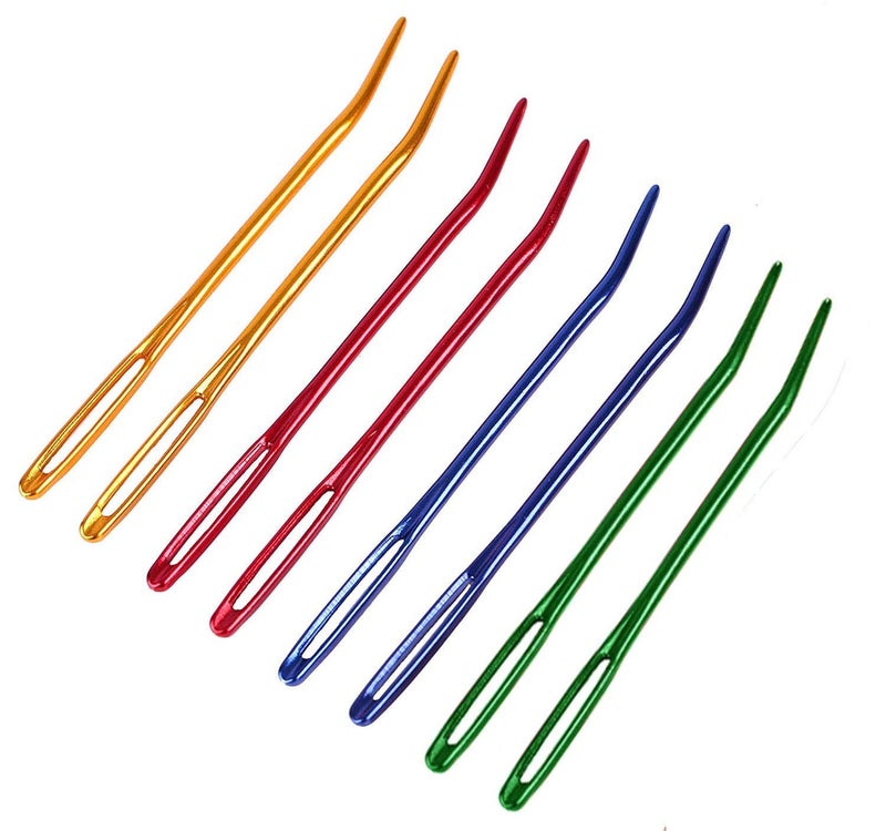 cuteDIY Yarn Darning Tapestry Large Sewing Big Eye Weaving Crochet Wool Blunt Needles Needle - Image 3