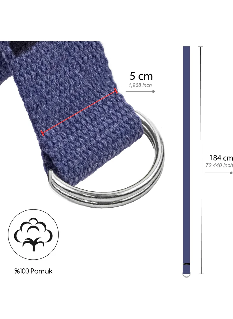 ريبو Natural 100% Cotton Yoga Belt 184 cm