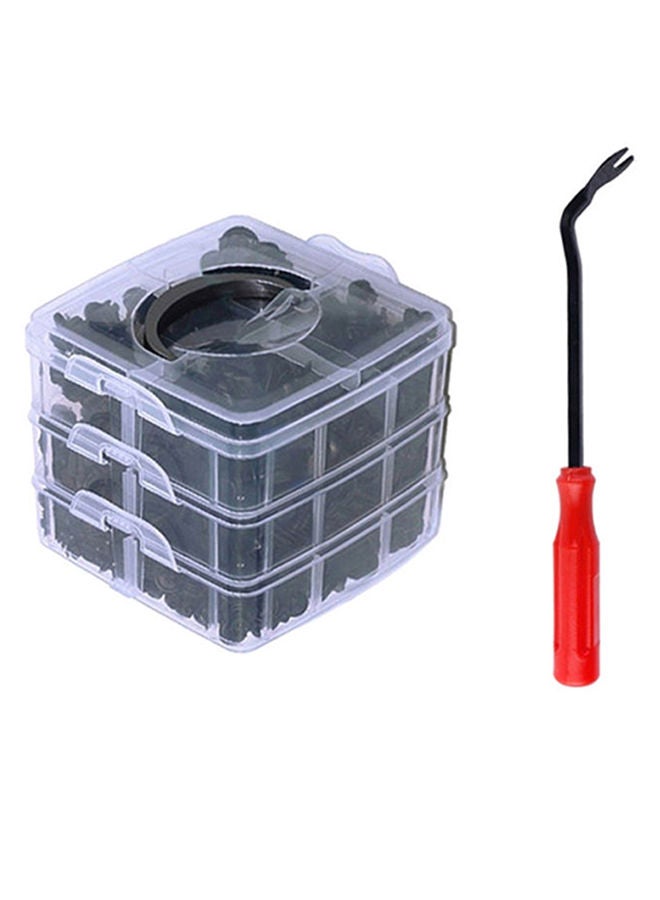 NIBEMINENT 630-Piece Car Body Push Pin Rivet Set With Tool And Box - Image 1