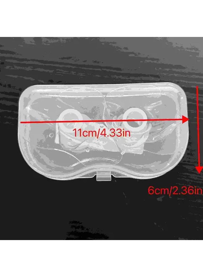 Triangular Silicone Nipple Covers Round Shield Design No Labels Breastfeeding Comfort - Image 4