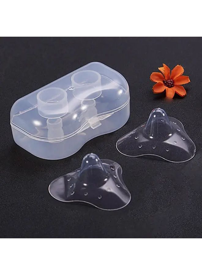 Triangular Silicone Nipple Covers Round Shield Design No Labels Breastfeeding Comfort - Image 3