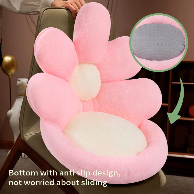 Ditucu Flower Shape Chair Pillow Cute Seat Cushion 19 inch Comfy Lazy Sofa Floor Pillows Dorm Seating for Bedroom Decor Pink - Image 5