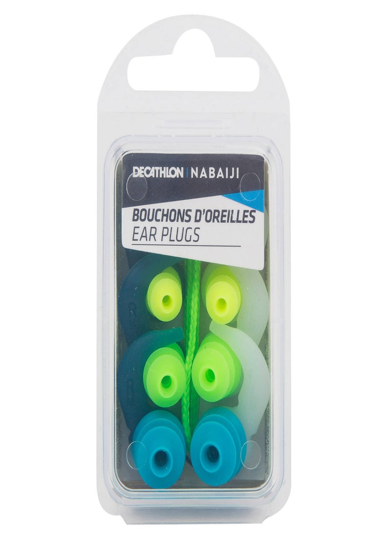 NABAIJI NABAIJI by DECATHLON, Swimming Ear Plugs Silicon Cone Shape Set Of 3 Sizes  - Image 1