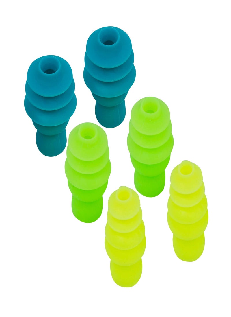 NABAIJI NABAIJI by DECATHLON, Swimming Ear Plugs Silicon Cone Shape Set Of 3 Sizes  - Image 3
