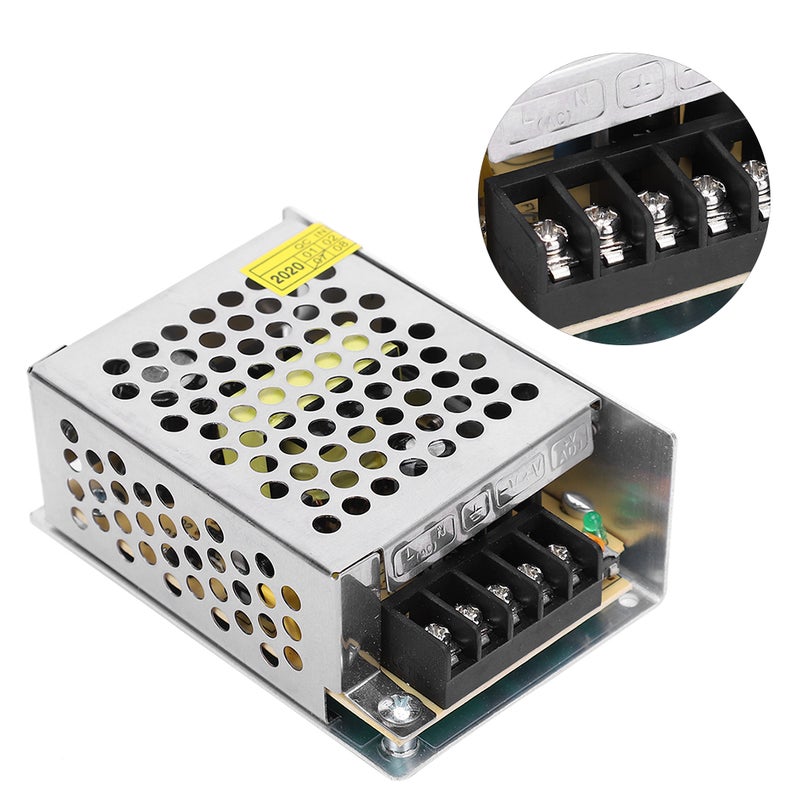 Switch Power Supply Driver Adapter DC12V Aluminum Alloy LED Screen Light Bar 3D Printer(S-600-12（12v 50a 600W）AC110/220V±15% ) - Image 2