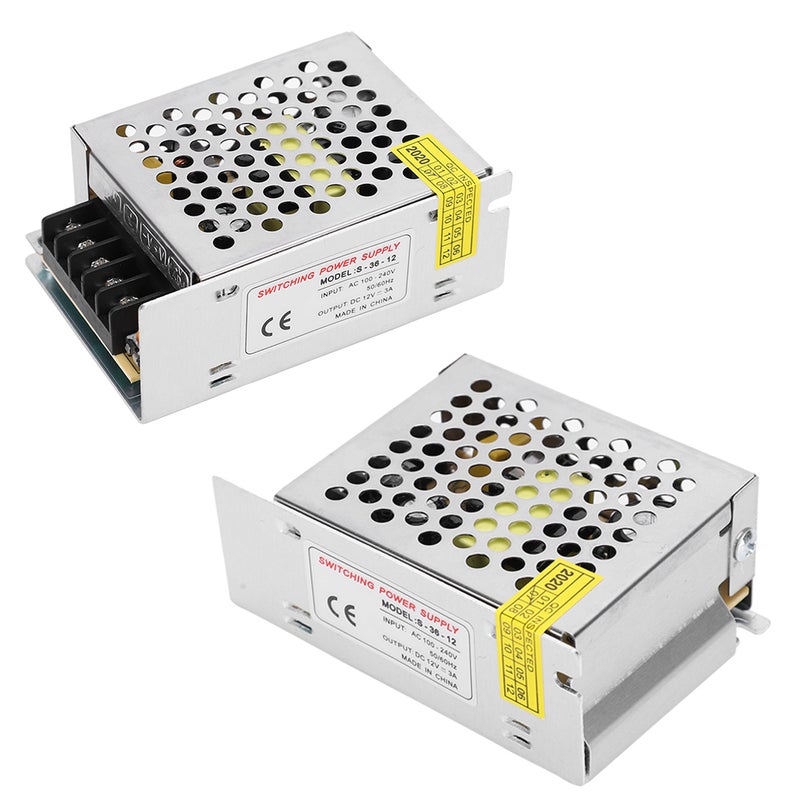 Switch Power Supply Driver Adapter DC12V Aluminum Alloy LED Screen Light Bar 3D Printer(S-600-12（12v 50a 600W）AC110/220V±15% ) - Image 3