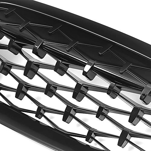 SNA G20 Grill, Diamond Front Kidney Grille for 2019-2022 BMW 3 Series G20 (ABS Gloss Black Grill) - Image 5