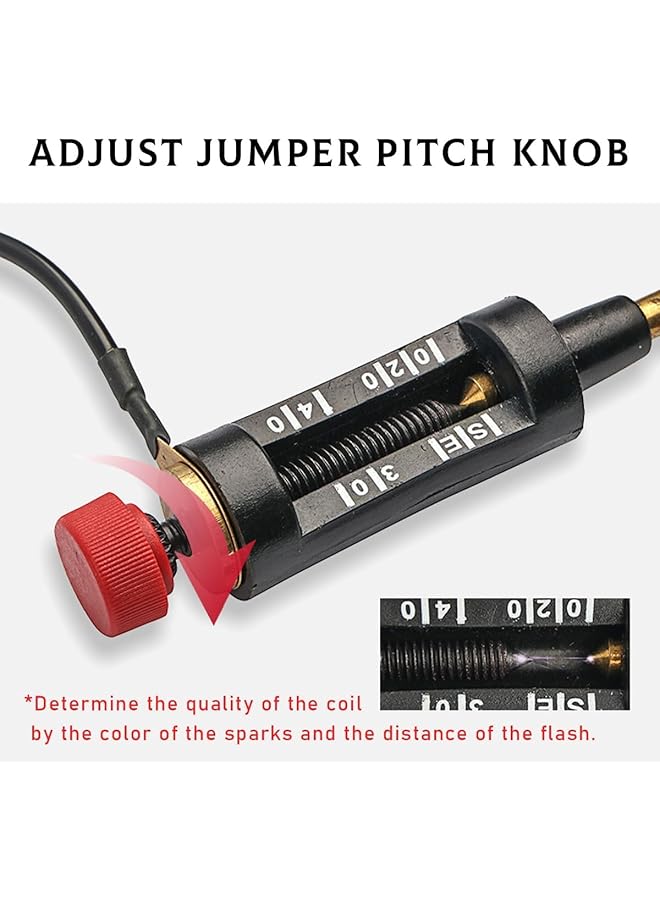 X spring Spring Spark Plug Tester, Universal Diagnostic Tool For Automotive Mechanics And Diy Enthusiasts, Professional Adjustable Ignition Coil Tester, Perfect For Car And Small Engine Repair - Image 2