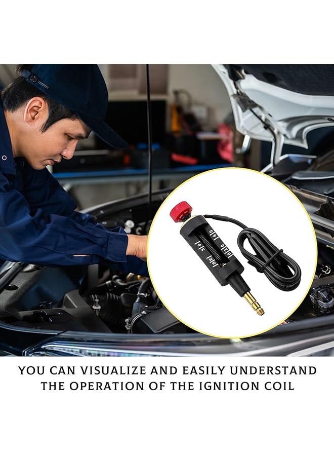 X spring Spring Spark Plug Tester, Universal Diagnostic Tool For Automotive Mechanics And Diy Enthusiasts, Professional Adjustable Ignition Coil Tester, Perfect For Car And Small Engine Repair - Image 3