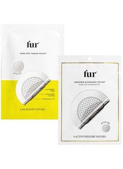 Fur Fur Ingrown Microdart Patches and Dark Spot Vanish Patch Bundle Microdart Patches Targeting Ingrowns and Dark Spots Using Microdart Technology to Deliver Natural Active Ingredients 