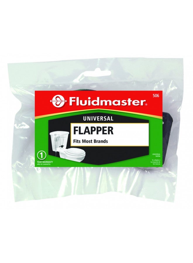 Fluidmaster 506 2-Inch Universal Flexible Frame Toilet Flapper , Black - Image 2