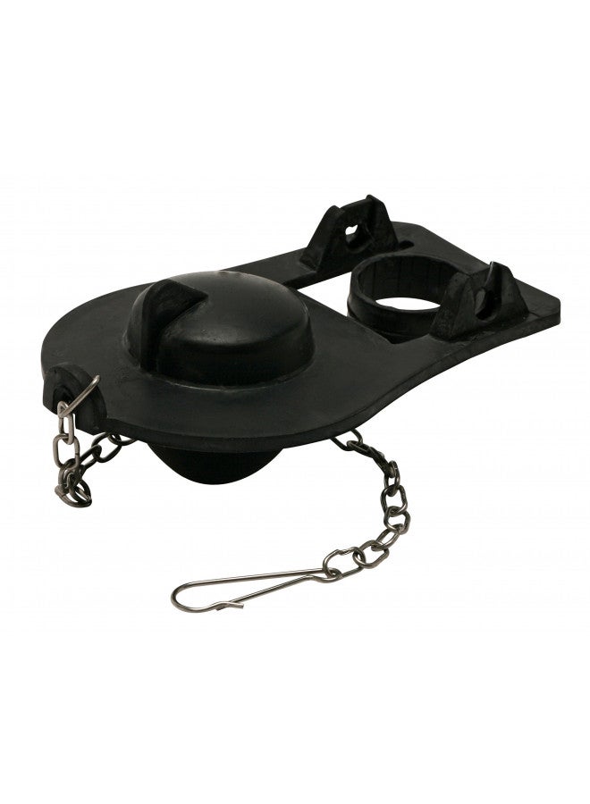 Fluidmaster 506 2-Inch Universal Flexible Frame Toilet Flapper , Black - Image 1
