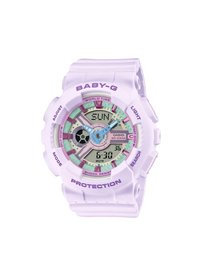Casio Baby-G G-Shock Digital-Analog Wrist Watch for Women, Purple - Image 1